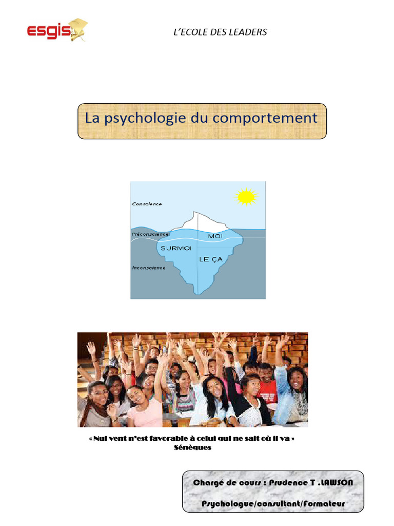 Psychologie du Comportement Humain | PDF | Émotions | Psychologie