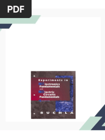 Experiments in Electronics Fundamentals and Electric Circuits Fundamental 4th Edition by David Buchla 0137371640 978-0137371648 - Download the ebook now and own the full detailed content