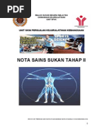 Sains Sukan Tahap II 2012