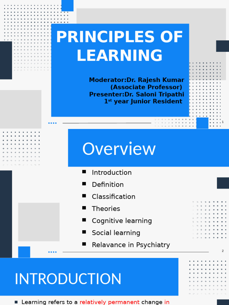 Principles of Learning | PDF | Classical Conditioning | Behaviorism