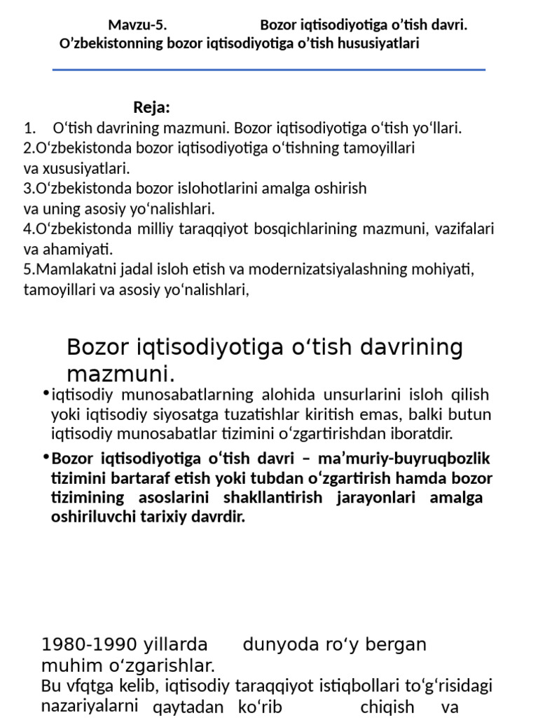 2 Mavzu | PDF