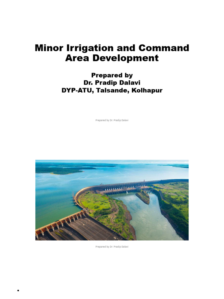Command Area Development in India | PDF | Water Scarcity | Water