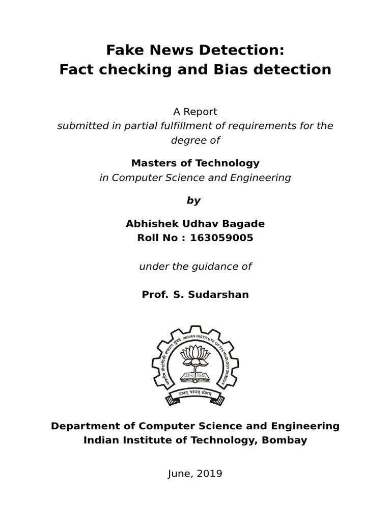 Fake News and Bias Detection System | PDF | Computing