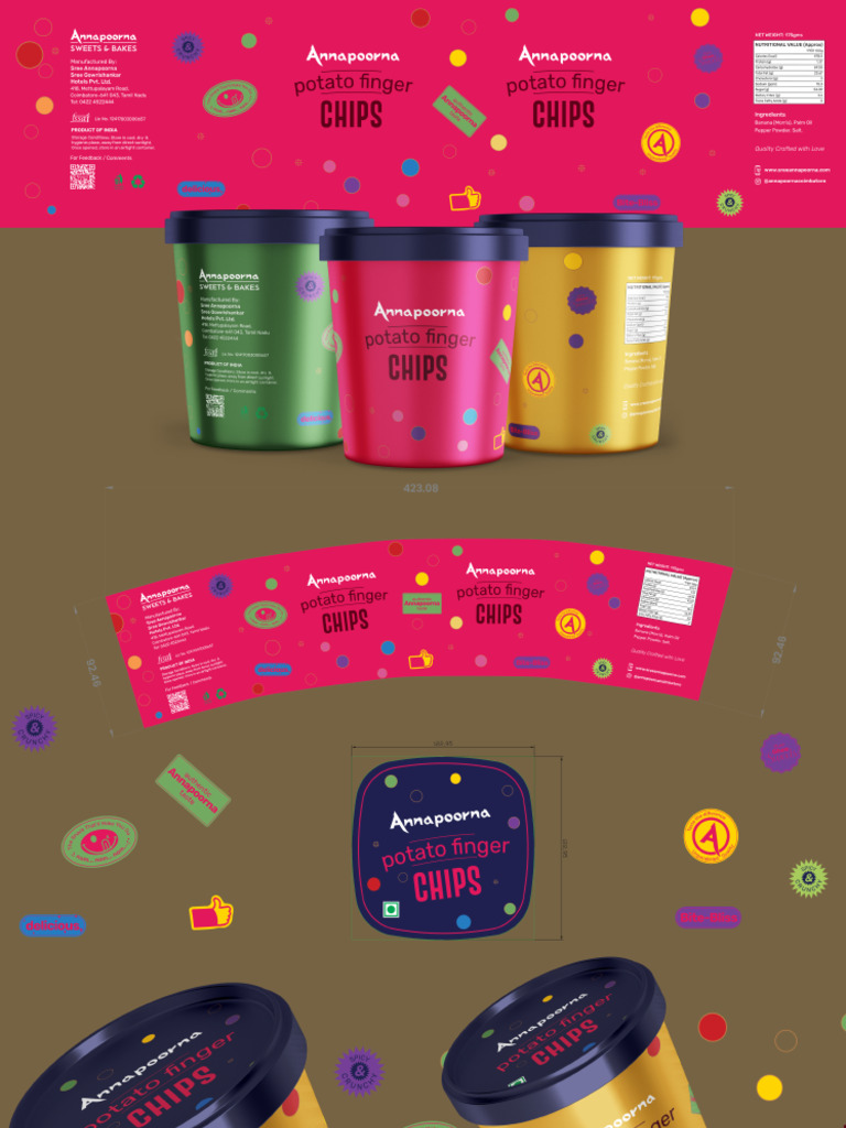 Annapoorn Savoury Packing Design Options | PDF