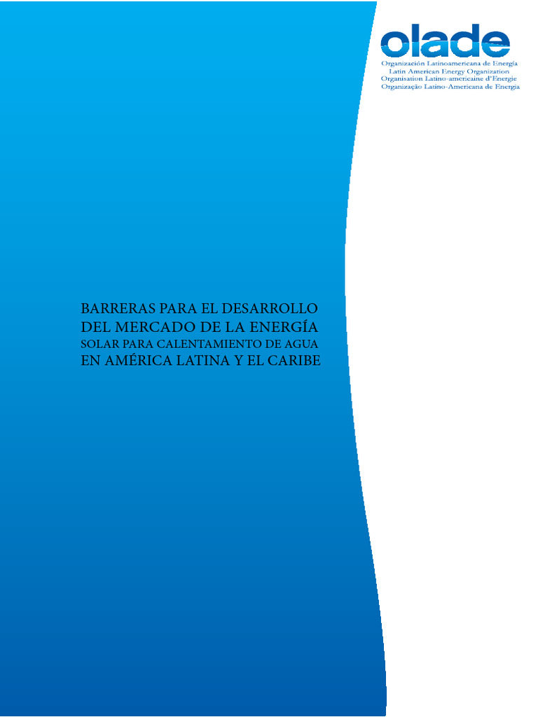 Barreras para El Desarrollo - Olade | PDF | Energía solar | America latina