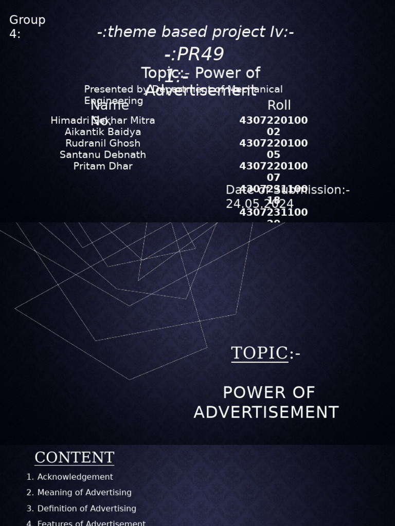 Theme Based Project-IV | PDF | Advertising | Brand