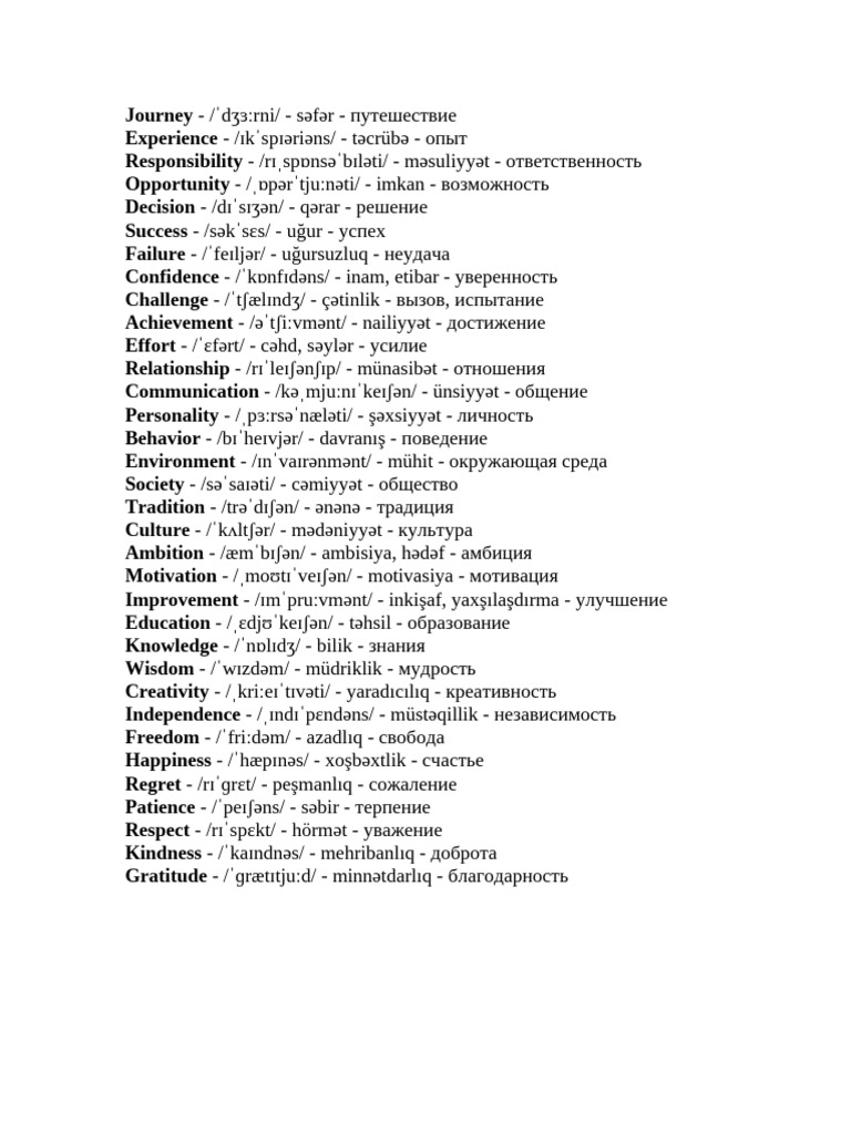 Pre-Intermediate. Lesson 1 | PDF