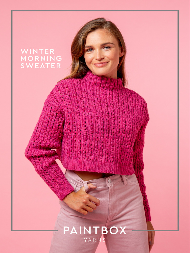 Winter Morning Sweater Pattern Guide | PDF | Knitting | Knitting Needle