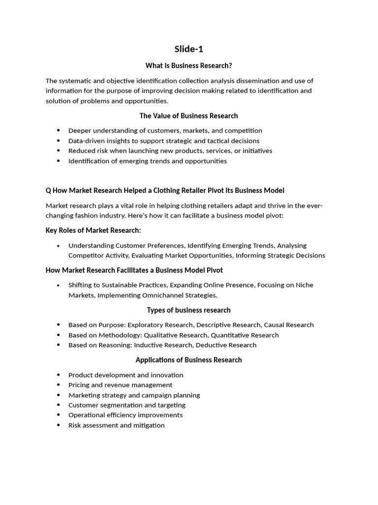 Business Research Insights and Ethics | PDF | Methodology | Hypothesis