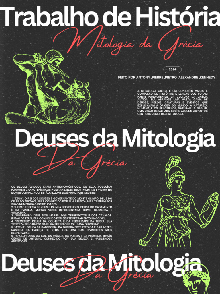 Mitologia Grega: Deuses e Heróis | PDF | Mitologia grega | Oráculo