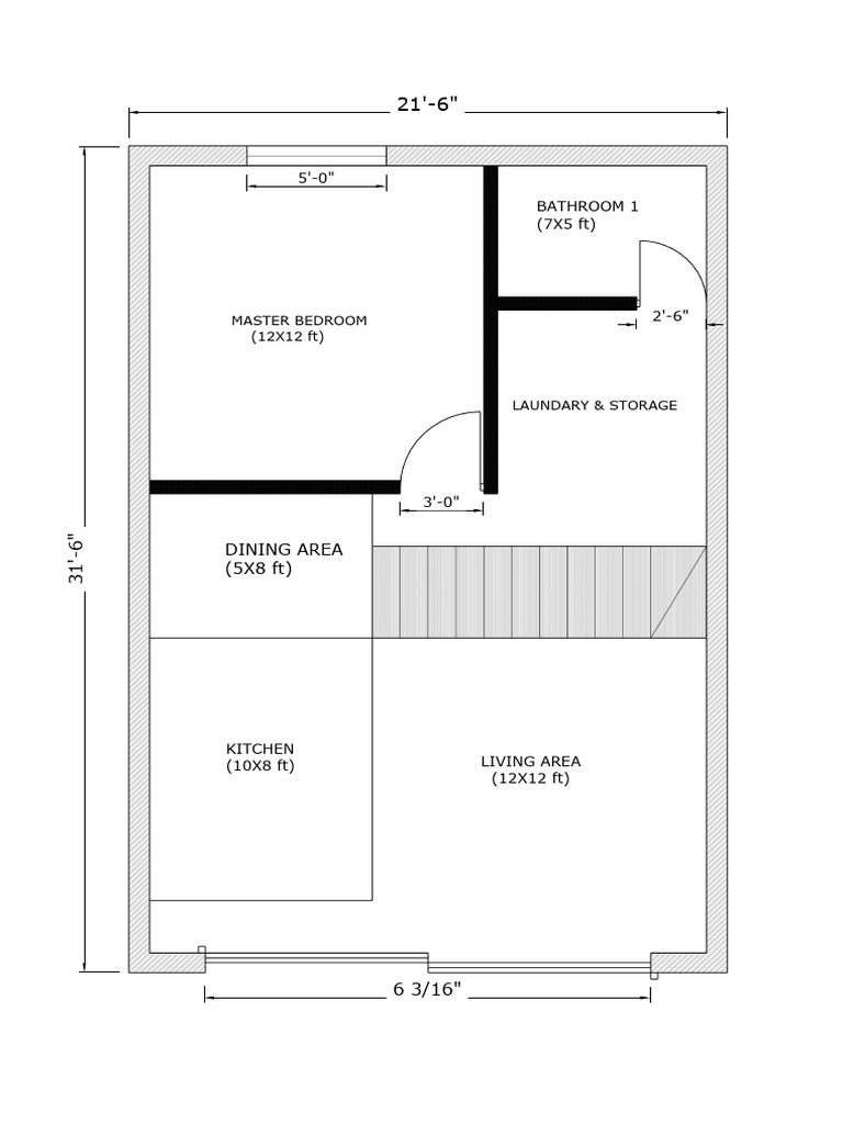 Floor Plan with Room Dimensions | PDF