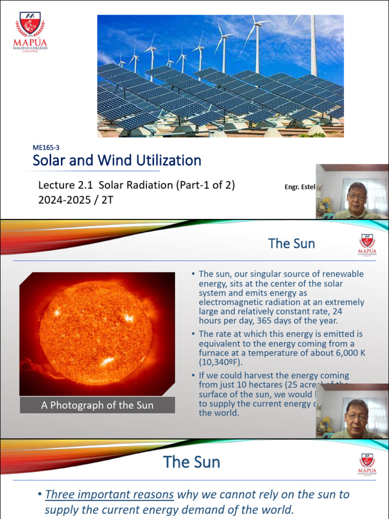 Simple Solar Radiation Overview | PDF | Sun | Radiation