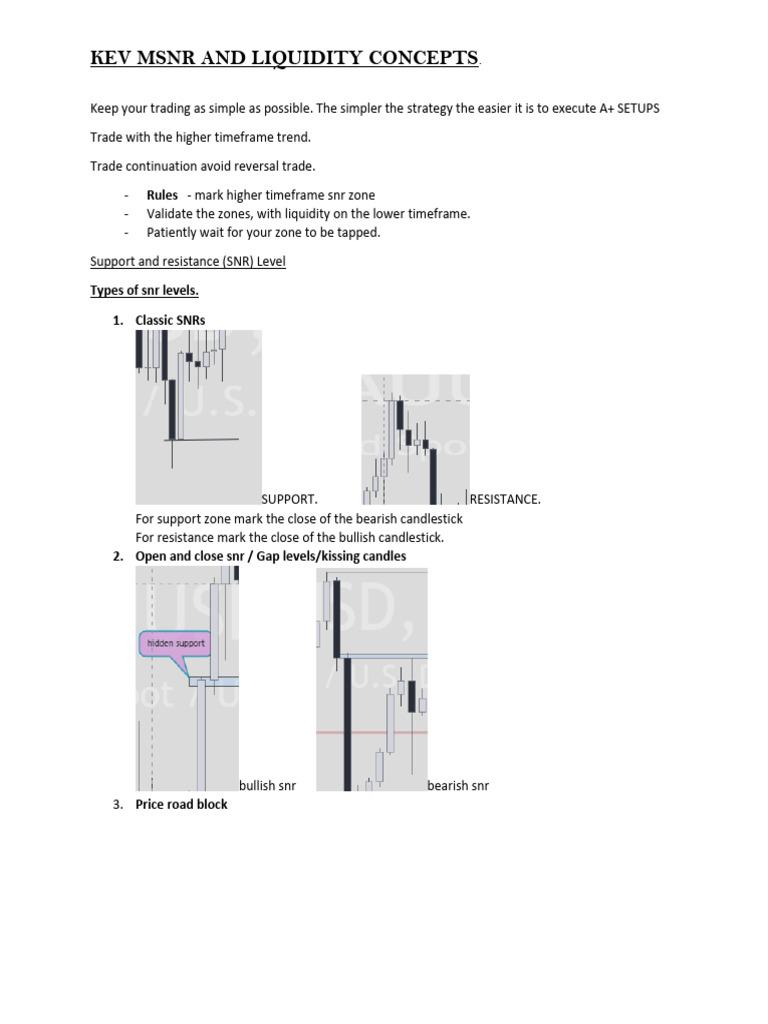 MSNR Trading Strategy and Liquidity Guide | PDF | Market Trend | Day ...