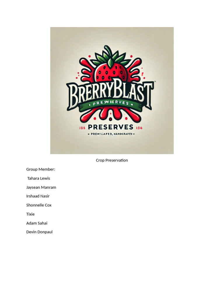 Crop Preservation 2 Pdf Food Preservation Fruit Preserves