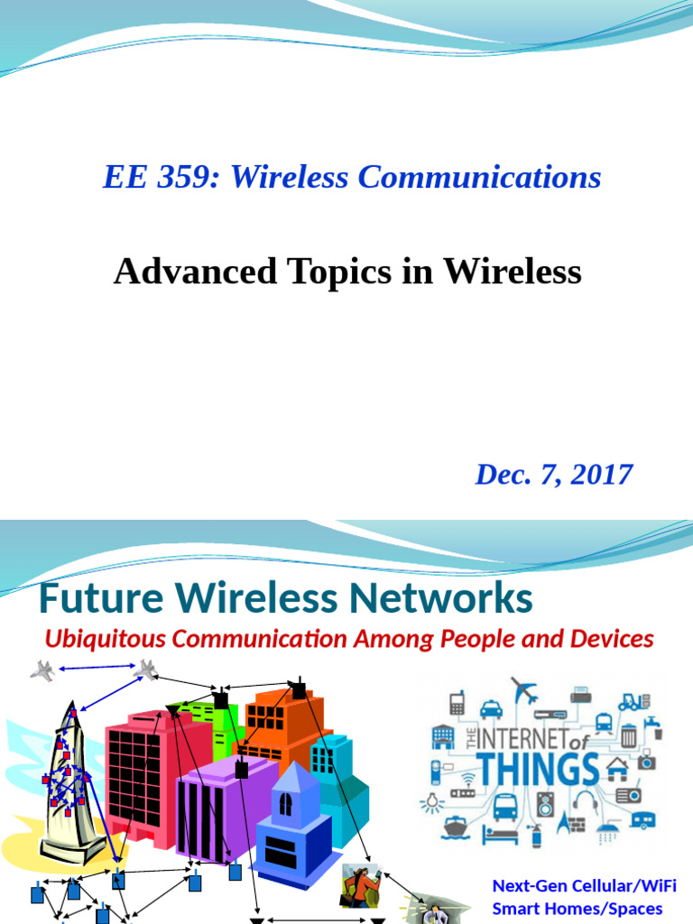 Advanced Topics 17 | PDF | Cognitive Radio | Wi Fi