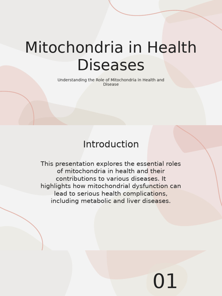 Mitochondria in Health Diseases | PDF | Mitochondrion | Metabolism