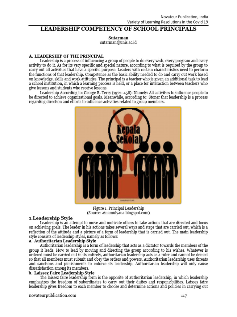 Leadership Competencies of School Principals | PDF | Leadership | Teachers