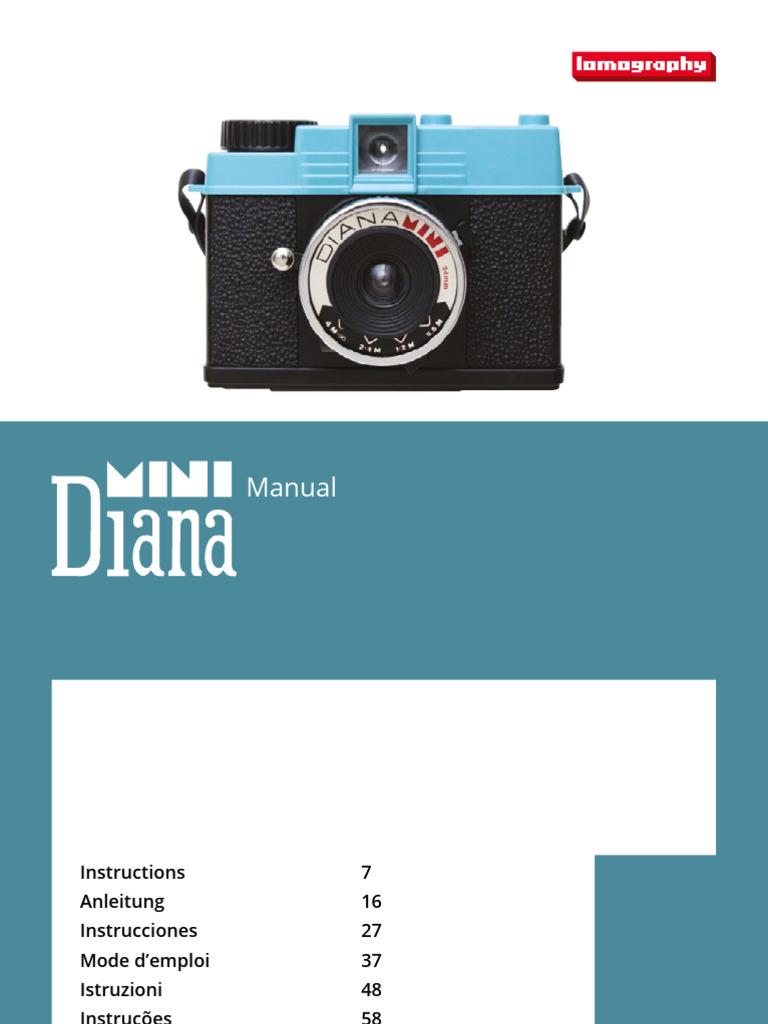 Diana Mini Manual | PDF | Camera | Exposure (Photography)