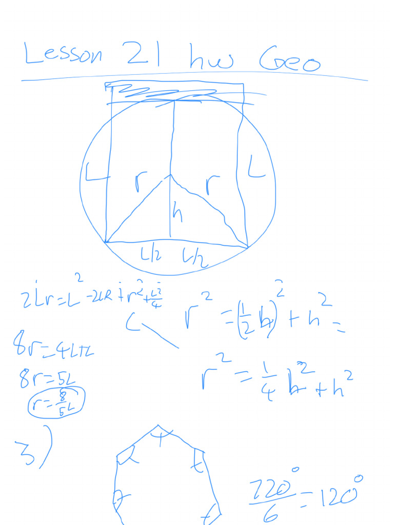 Lesson 21 HW Geo | PDF
