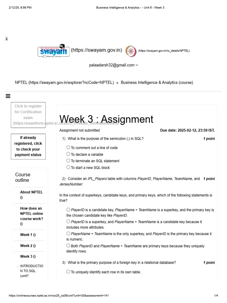 SQL for Data Analytics & BI Insights | PDF | Table (Database) | Data ...