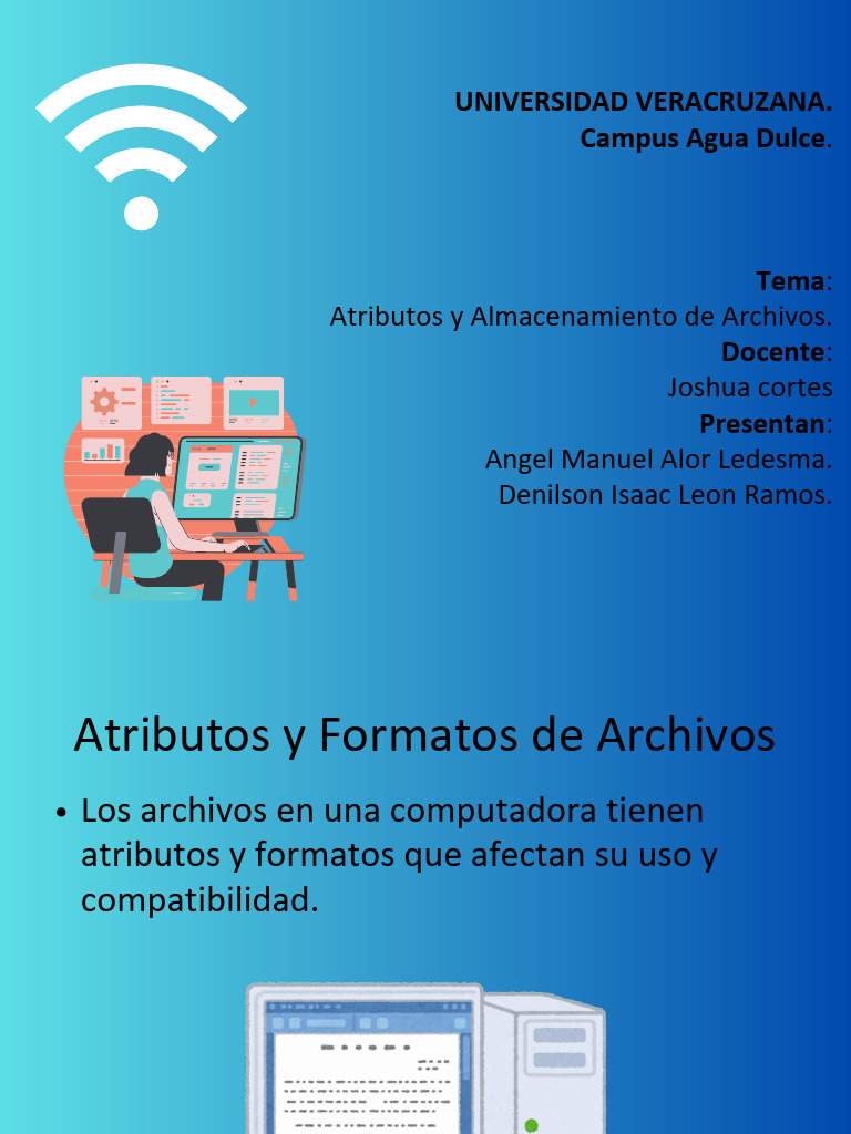 Atributos y Almacenamiento de Archivos | PDF | Archivo de computadora ...