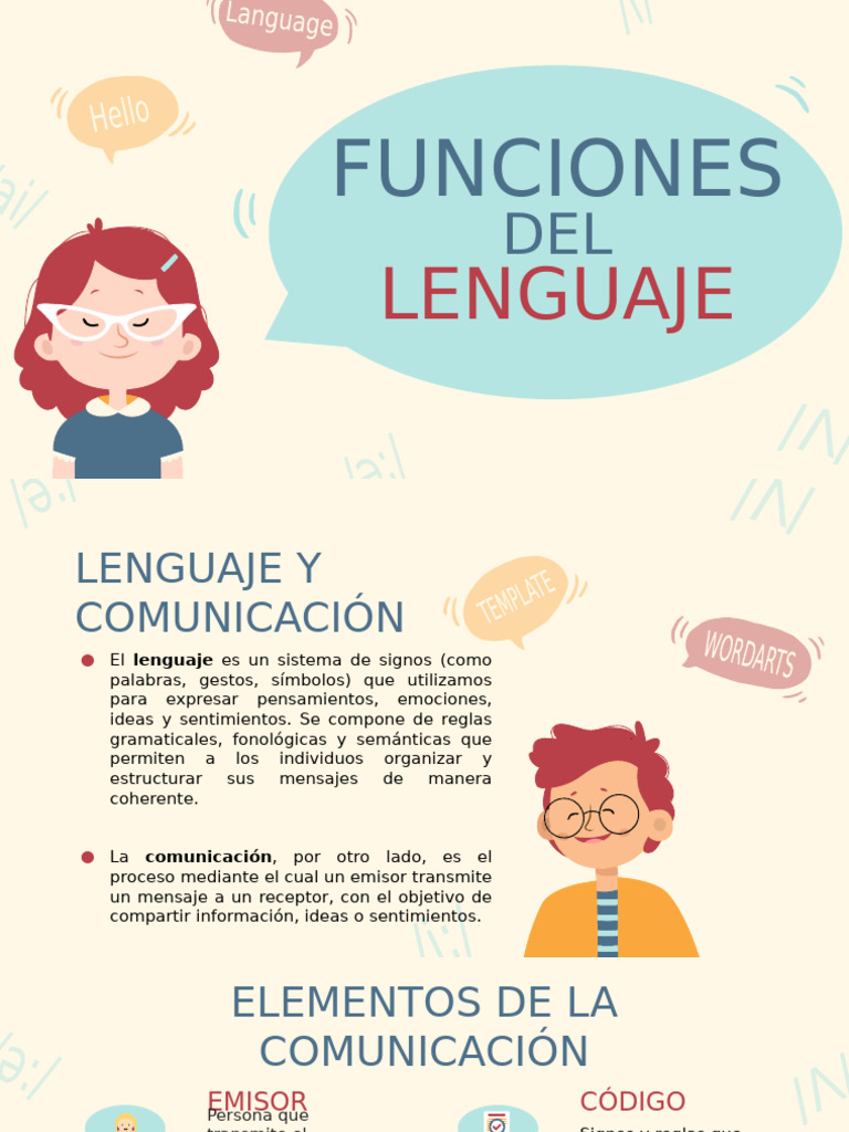 Funciones del Lenguaje y Comunicación | PDF | Comunicación | Lingüística