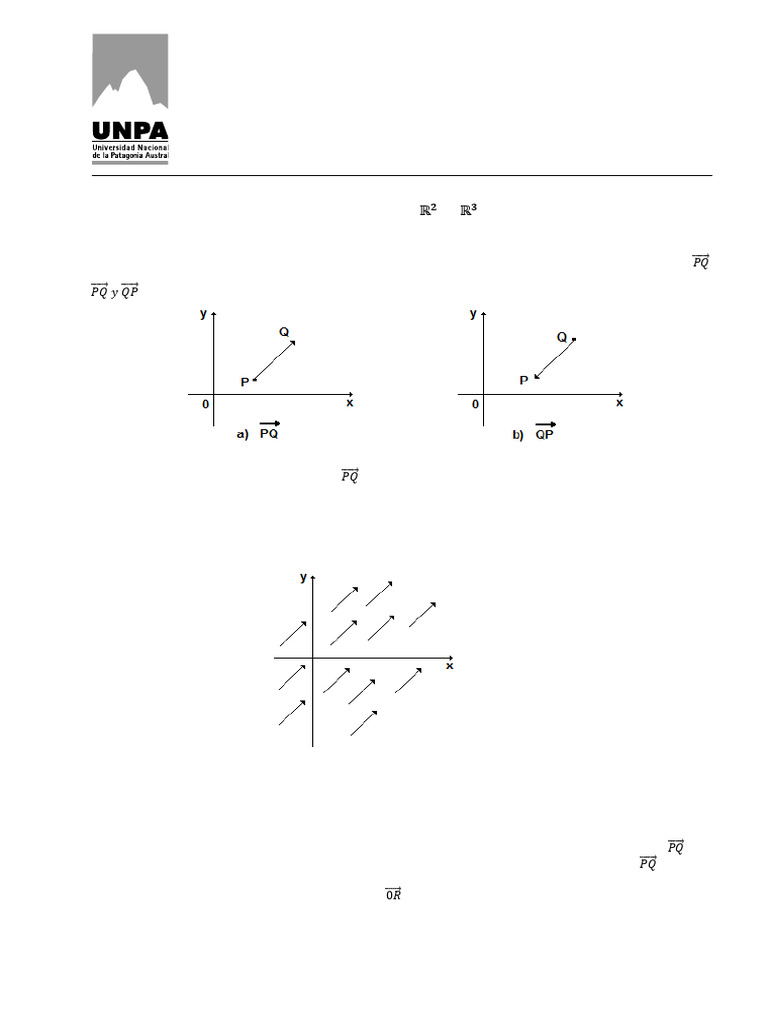 01 Vectores en R2 y R3 | PDF | Sistema de coordenadas Cartesianas ...