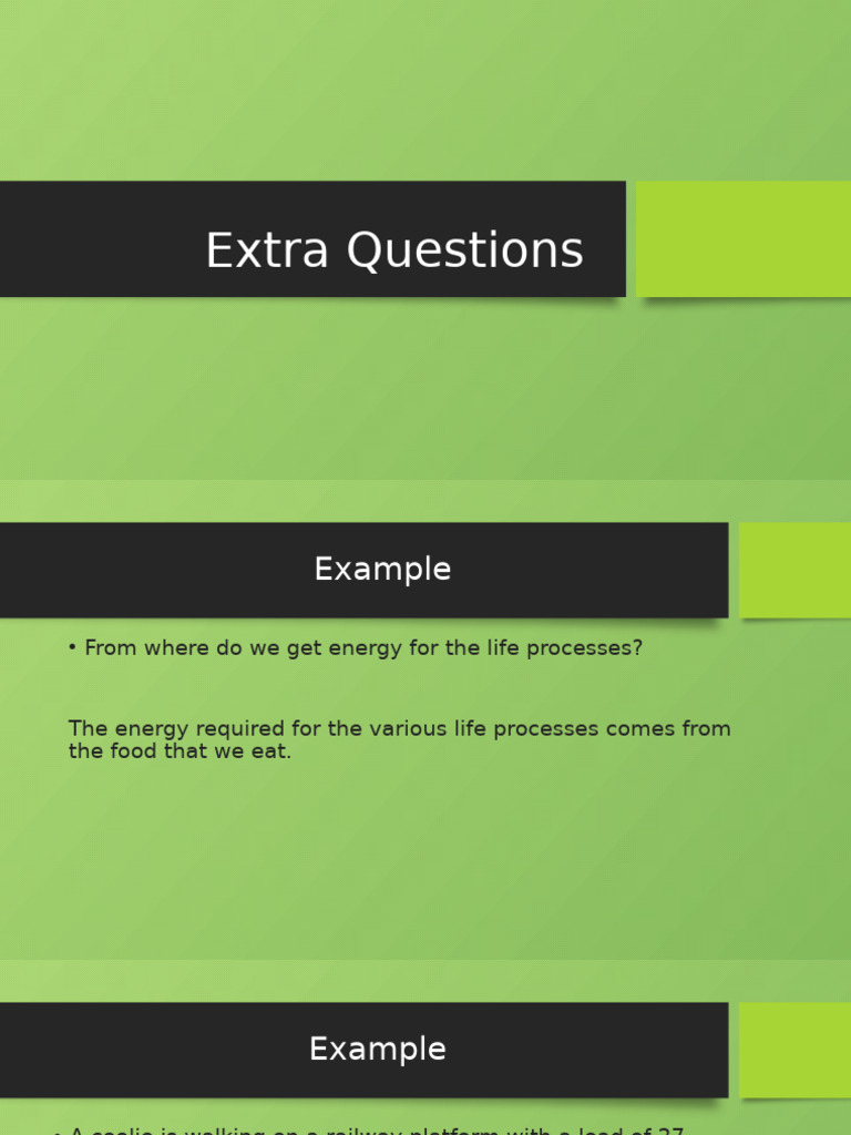 Extra Questions - Work Energy | PDF | Potential Energy | Kinetic Energy