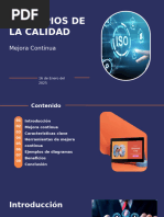 Informe sobre Mejora Continua en ISO 9001 | PDF | Calidad (comercial ...