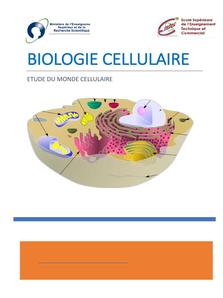 Cours de Biologie Cellulaire Complet | PDF | Cellule (Biologie ...
