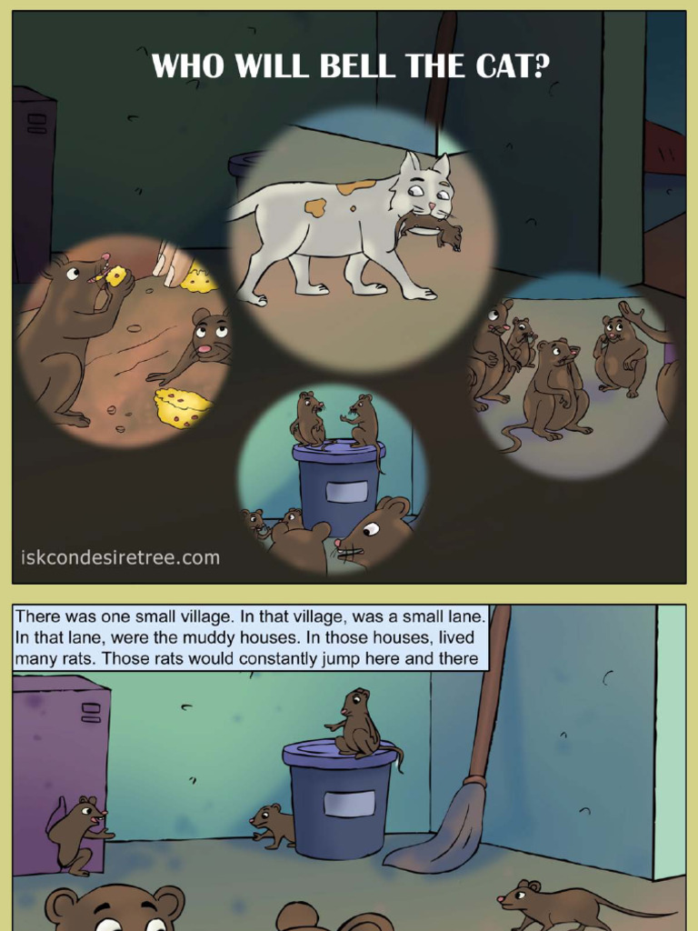Comics-4-6 Years, 7-9 Years, 10-14 Years - Who Will Bell The Cat | PDF