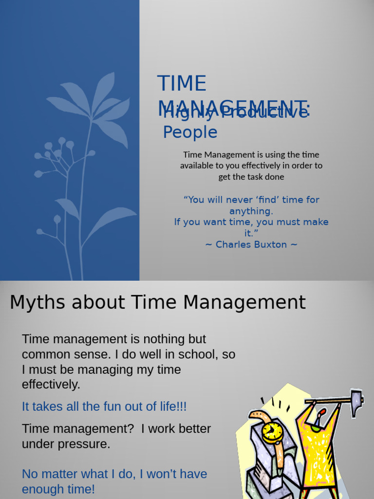 Effective Time Management Strategies | PDF | Procrastination ...