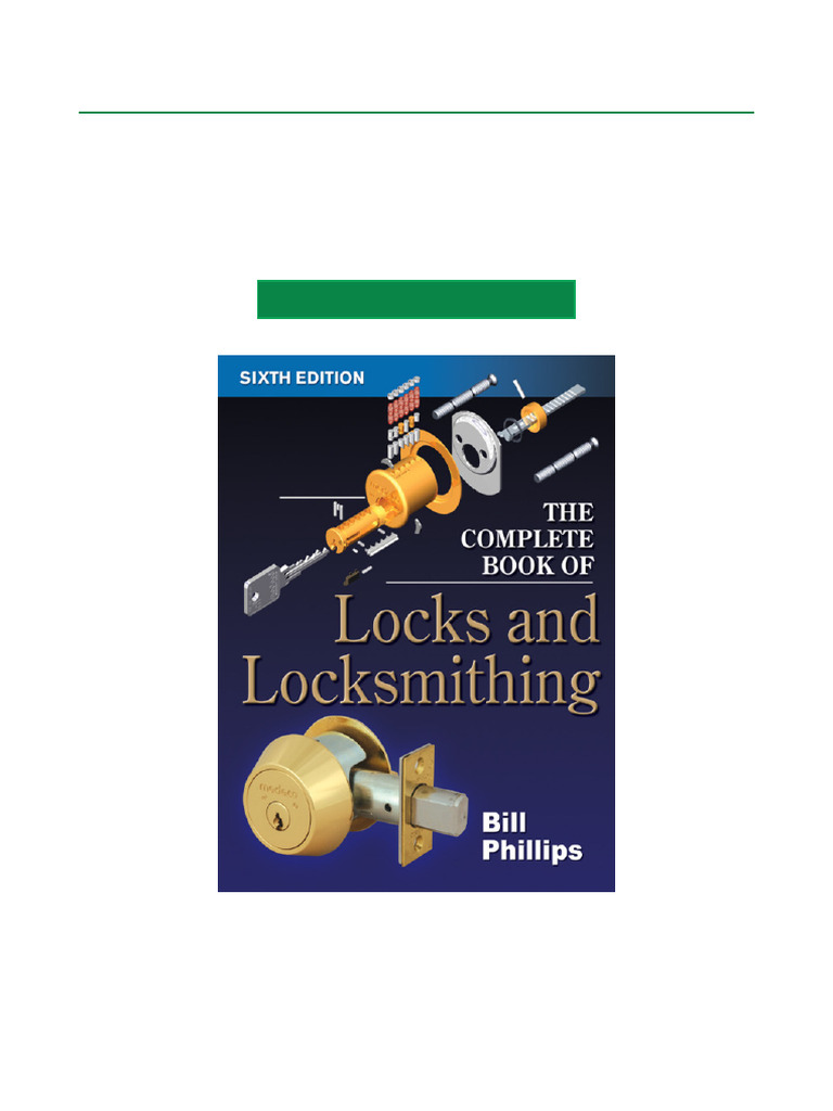 Purchase The Complete Book of Locks and Locksmithing 6th Edition ...