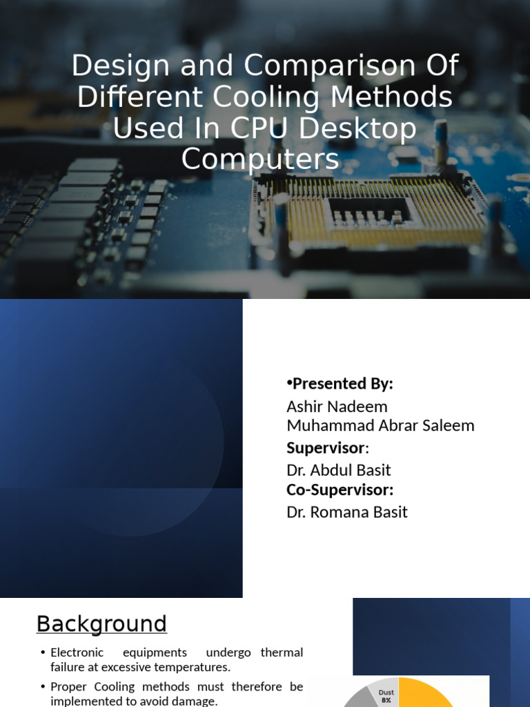 FYP Presentation Cooling Method Used in CPU's | PDF | Central ...