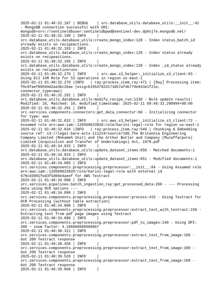MongoDB and AWS S3 Operations Log | PDF | Computer Engineering ...