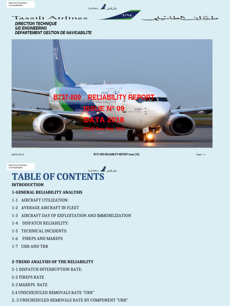 B737-800 Reliability Report 2019 | PDF | Reliability Engineering ...