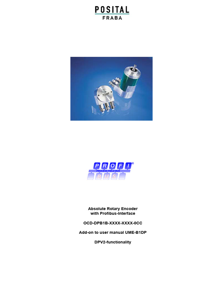 Posital Fraba Profibus DP | PDF | Data Compression | Bit