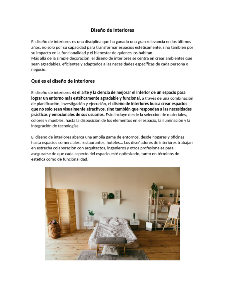 Guía Completa sobre Diseño de Interiores | PDF | Diseño | Diseño de ...