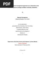 Download An Integrated Waste Management Approach as an Alternative Solid Waste Management Strategy for Mbare Township Zimbabwe by Maxwell Saungweme SN83694277 doc pdf