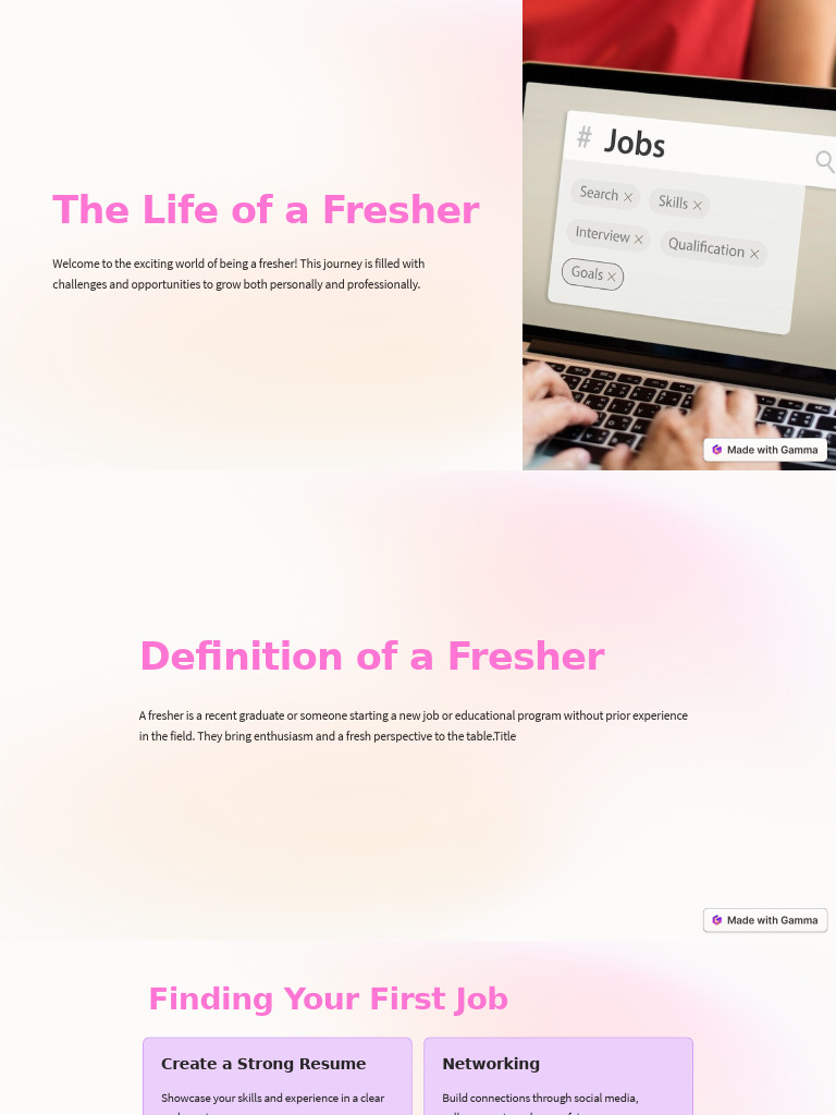 Navigating Life as a Fresher | PDF | Mentorship | Psychology