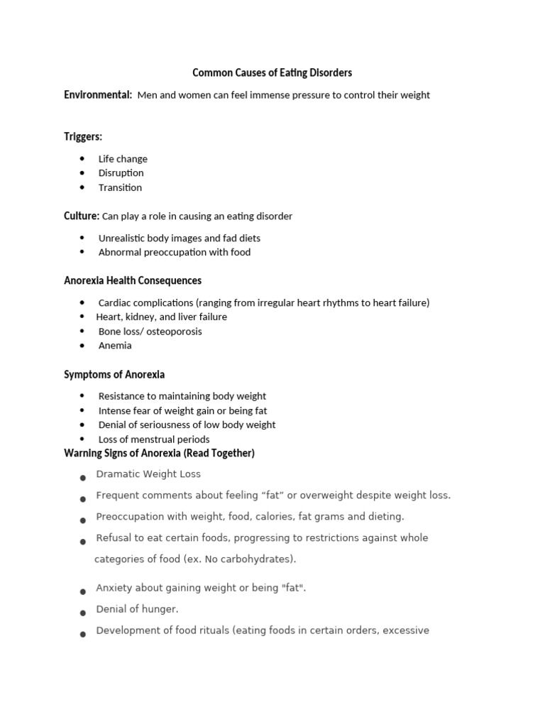 Packet 5 Day 3 Body Composition | PDF | Anorexia Nervosa | Eating Disorder