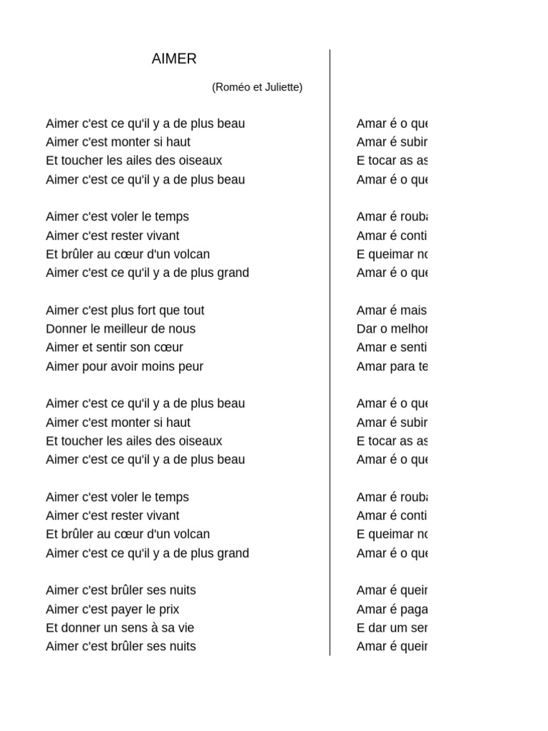 La beauté d'aimer en chansons | PDF | Oiseaux