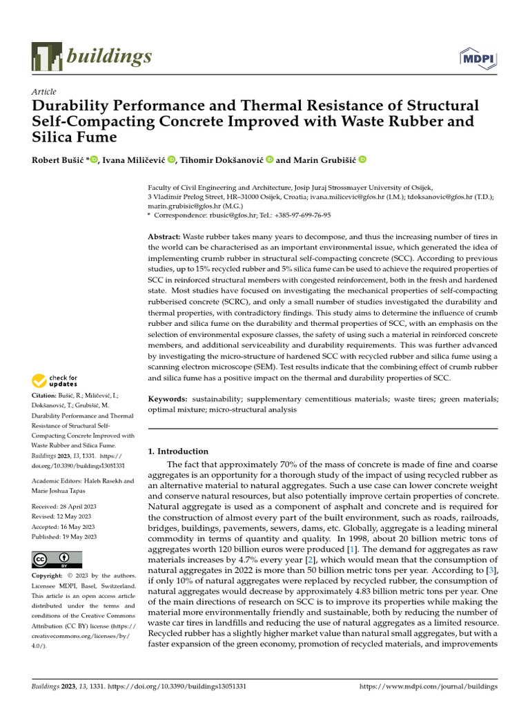 Durability Performance and Thermal Resistance of Structural | PDF ...