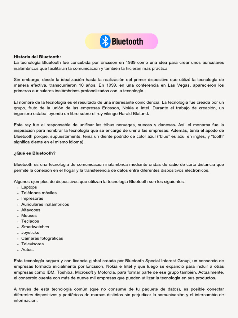 Diseño Sin Título PDF | PDF | Bluetooth | Tecnología de información y ...