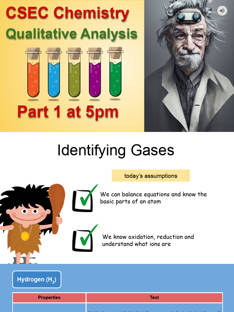 QUALITATIVE ANALYSIS CHEMISTRY EXAMPLES visual data 3