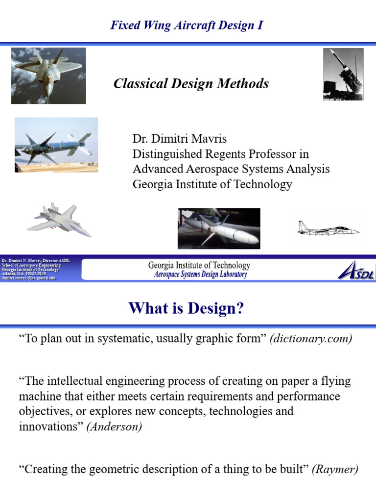 01 - FWD 1 - Overview of Design | PDF | Aircraft | Engineering