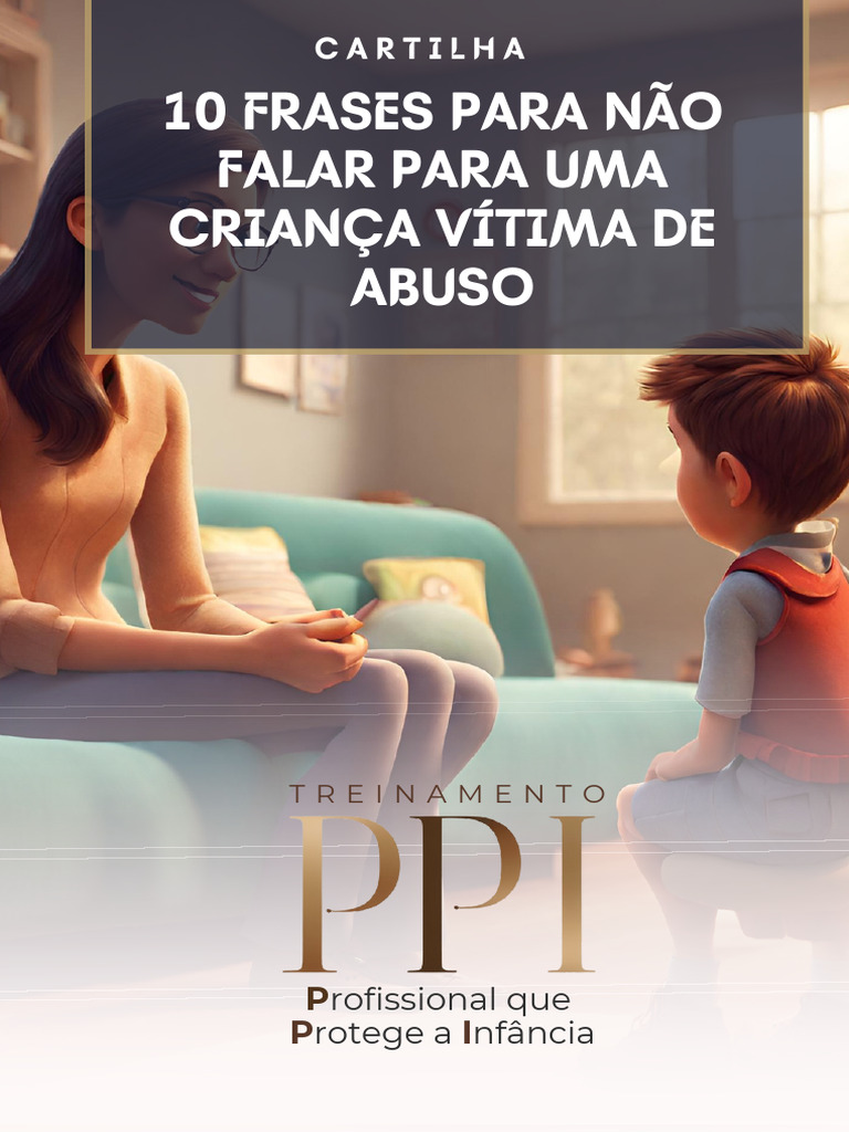 Cartilha 10 Frases para Não Falar para Uma Criança Vítima de Abuso | PDF