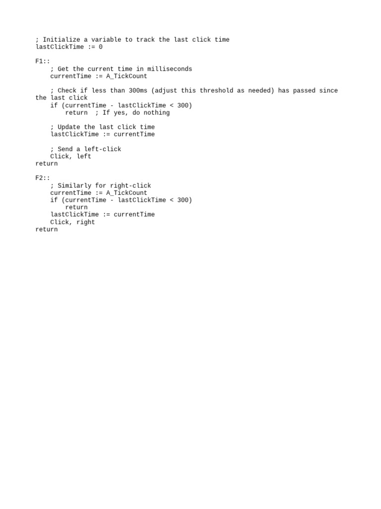 Auto Clicker Script for Fast Clicks | PDF