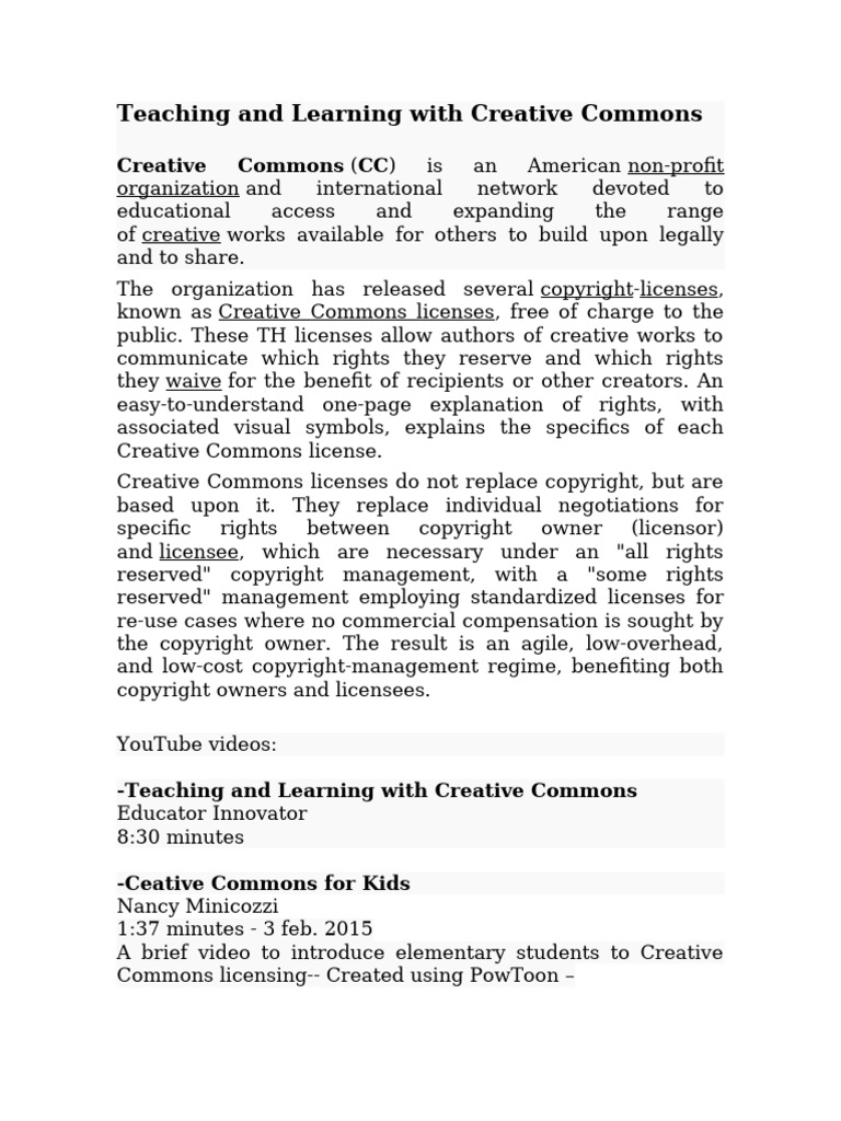 Creative Commons Pdf