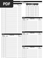 Pathfinder/DnD 3.x Universal Spell Sheet